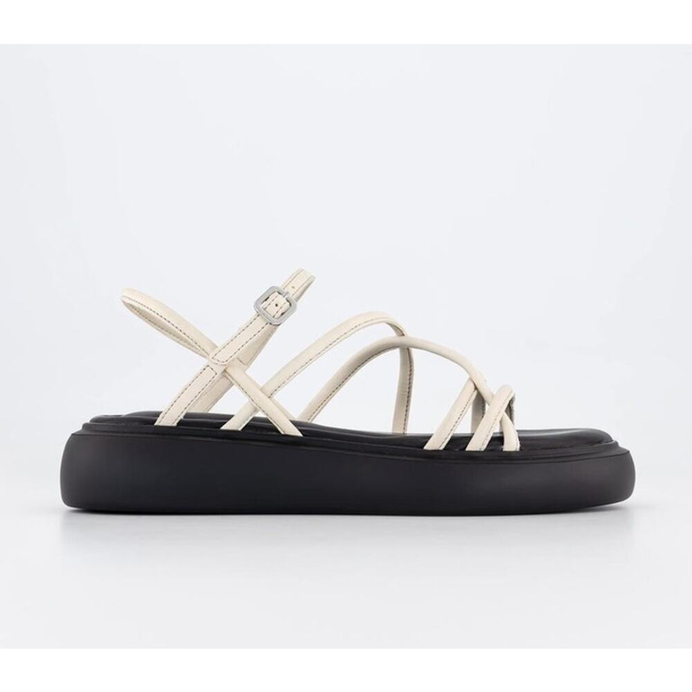 Vagabond Shoemakers Blenda Strappy Sandals Ivory Off-White Spring Summer Casual - Picture 5 of 13